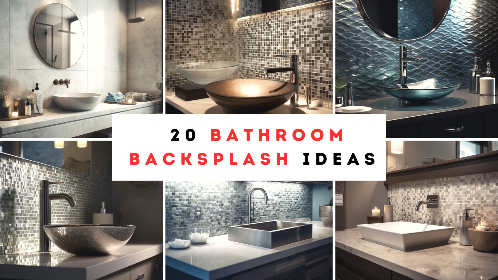 20 Bathroom Backsplash Ideas You Need to See
