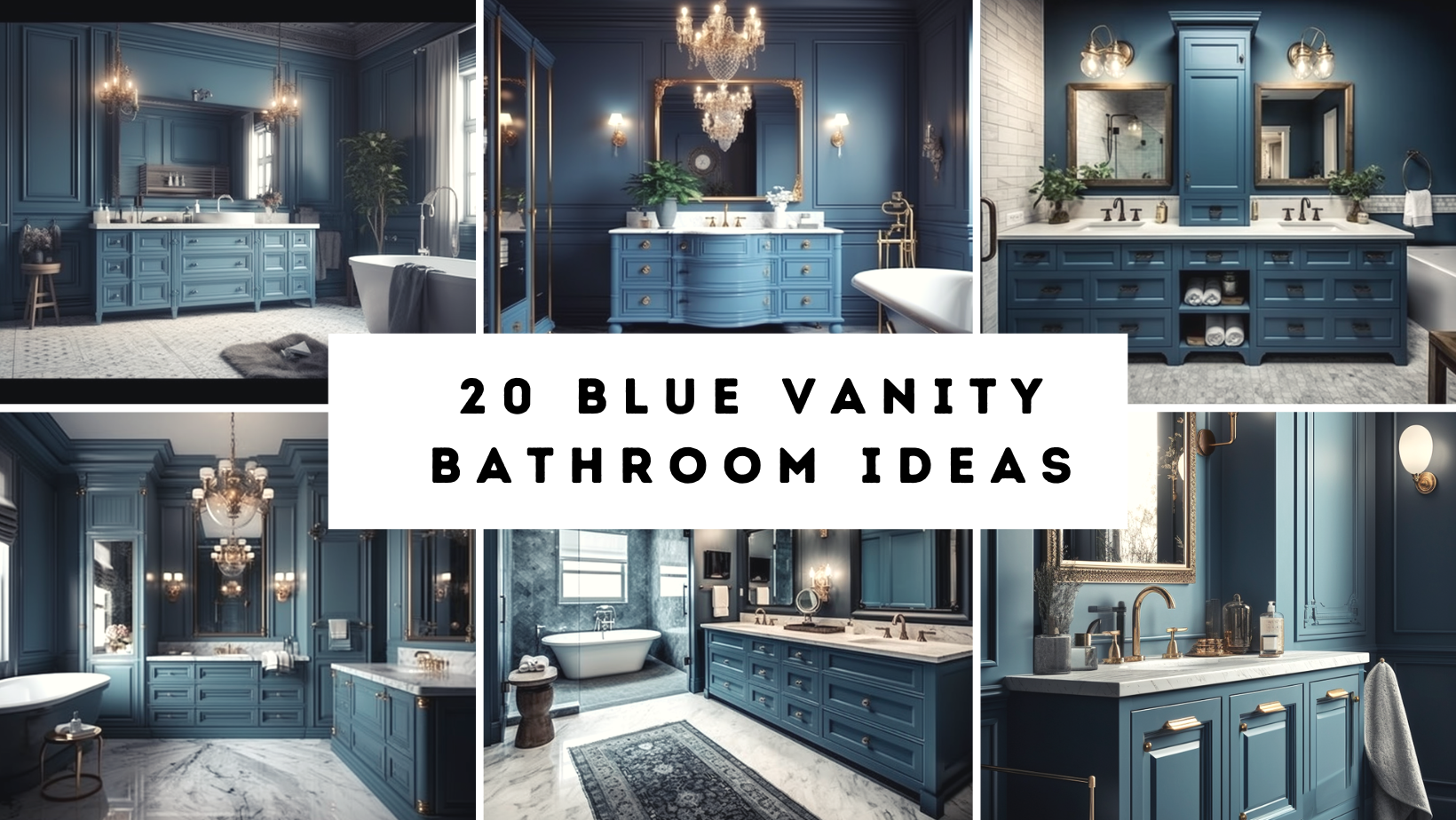 20 Blue Vanity Bathroom Ideas : Transform Your Space Today!