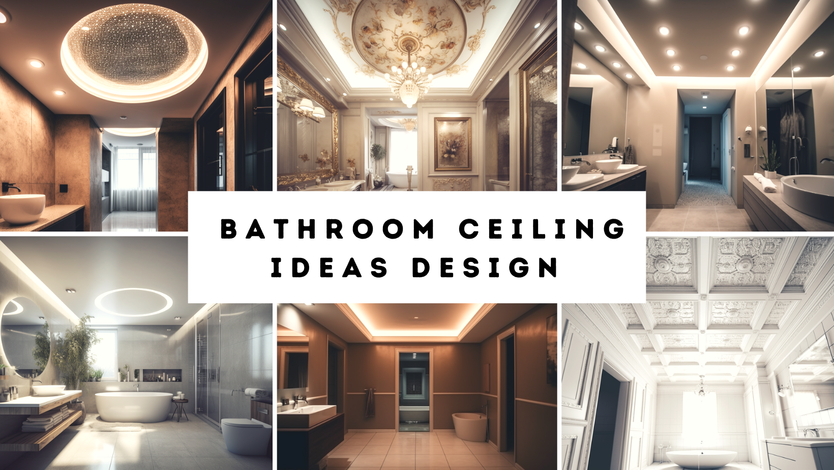25 Bathroom Ceiling Ideas You’ll Love