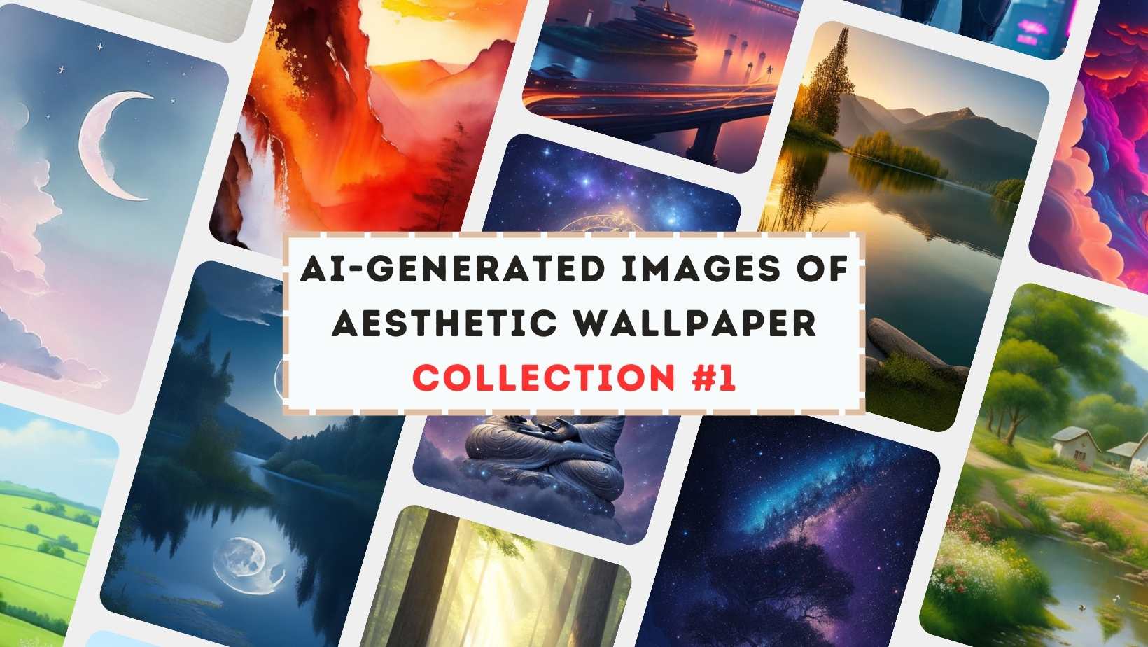 AI-Generated Images of Aesthetic Wallpaper Collection #1
