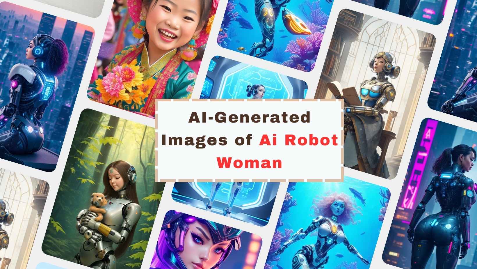 AI-Generated Images of Ai Robot Woman
