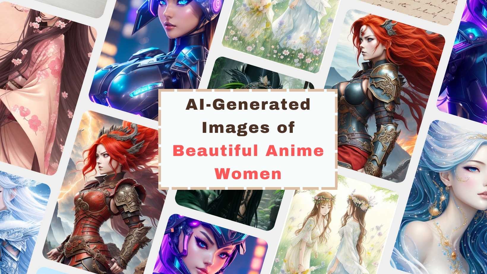 AI-Generated Images of Beautiful Anime Women