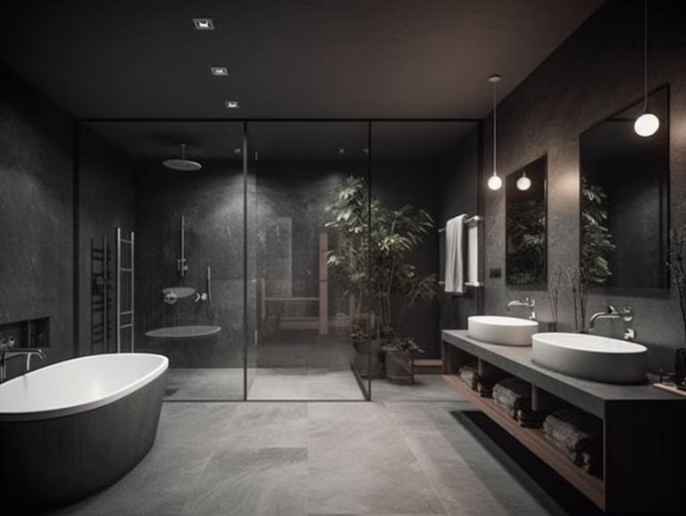 Mind-Blowing AI-Generated Modern Bathrooms Ideas