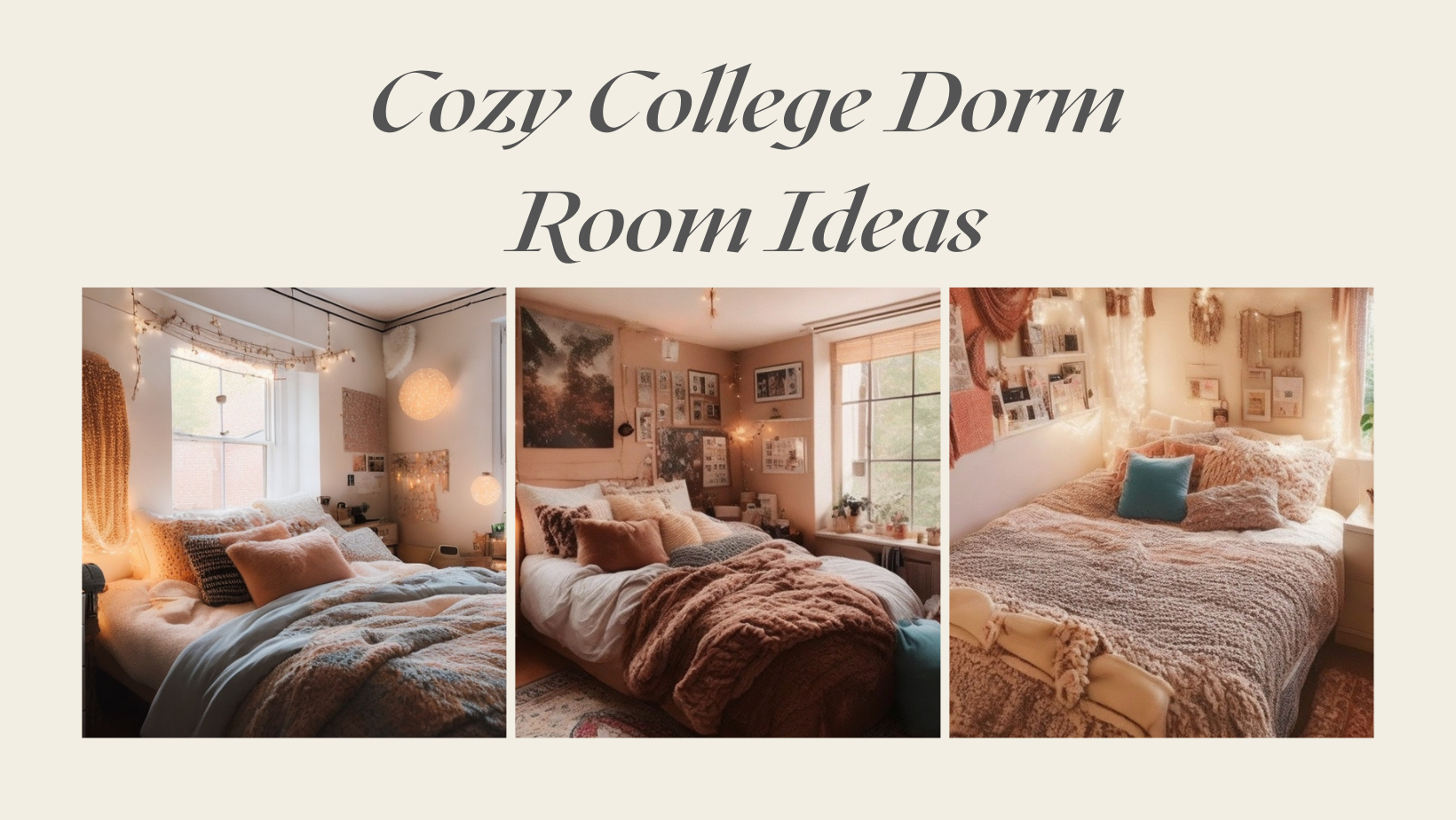 Cozy College Dorm Room Ideas for Ultimate Comfort