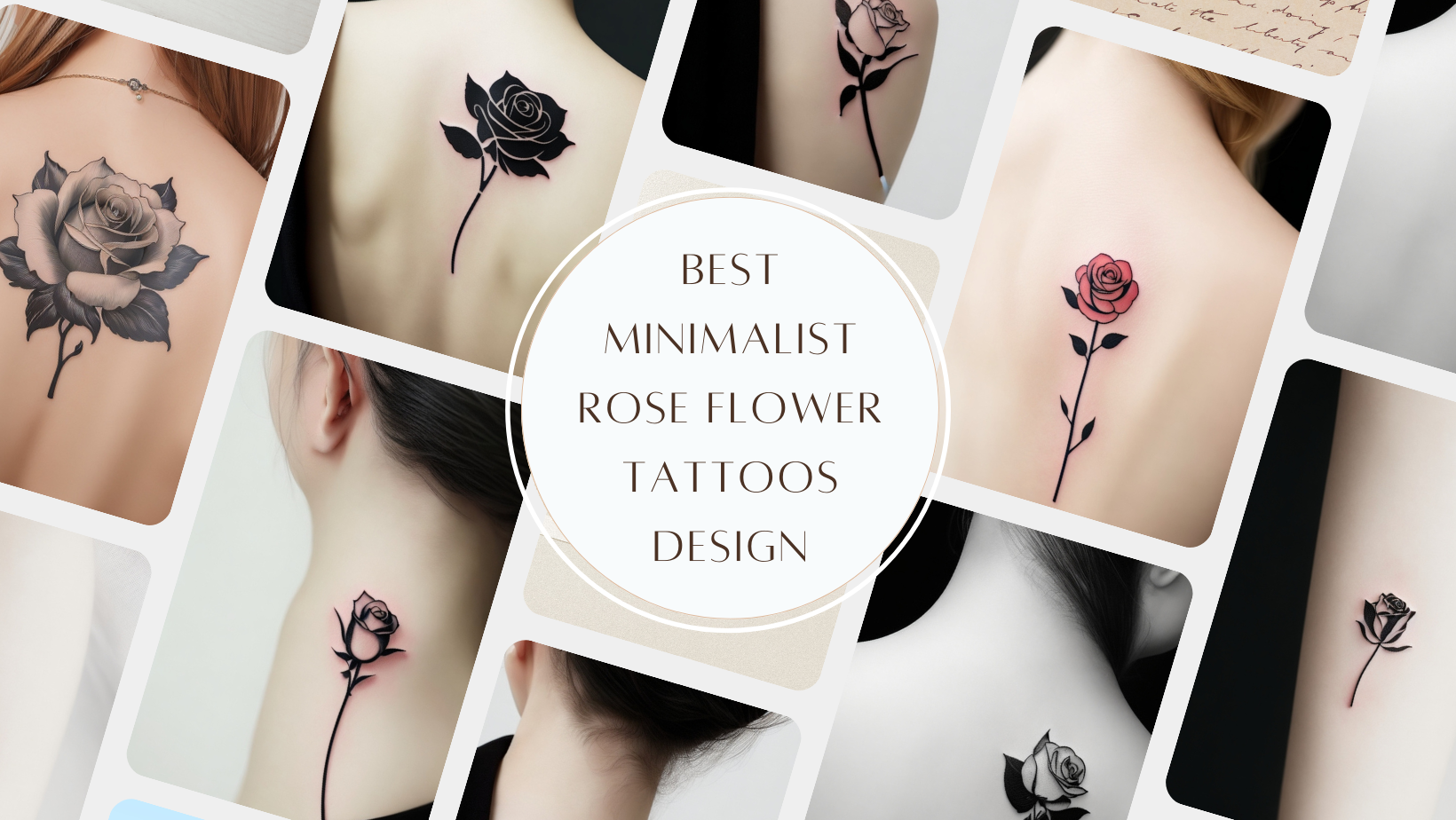 50 Best Minimalist Rose Flower Tattoos Design: A Gallery of Sublime Beauty