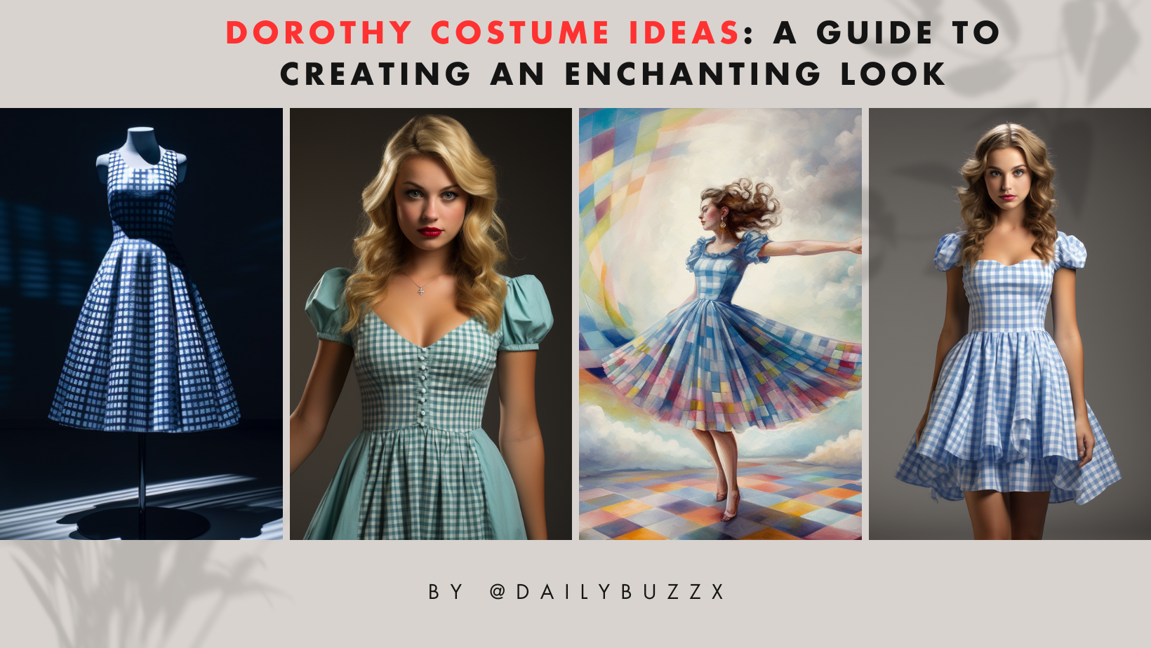 Dorothy Costume Ideas: A Guide to Creating an Enchanting Look