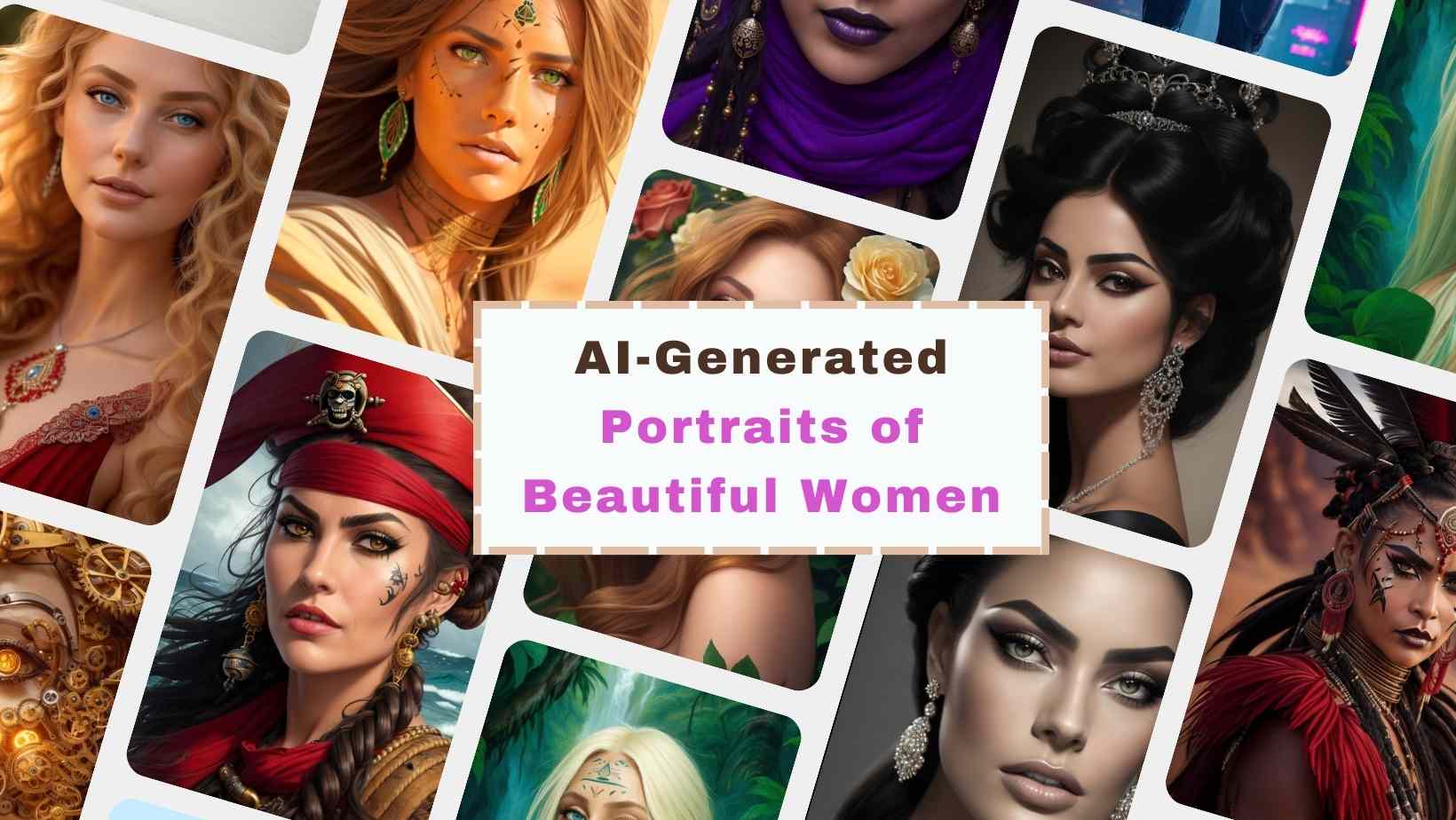 Exploring the Ethereal World of AI-Generated Woman Portraits